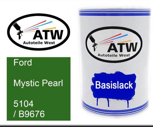 Ford, Mystic Pearl, 5104 / B9676: 500ml Lackdose, von ATW Autoteile West.
